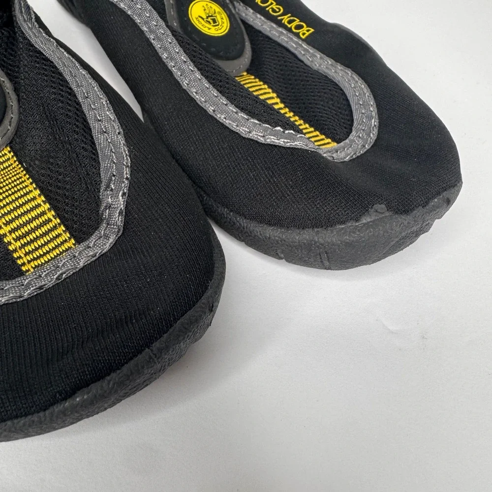 NWT Body Glove Riptide III Youth Water Shoes Black Yellow Size 1 Aqua Shoes